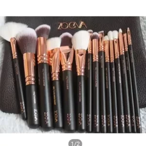 Zoeva Makeup Brush Set - Black and Golden