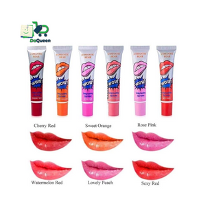 Amazing 6 Colors Peel Off Liquid Lipstick Waterproof Long Lasting Lip Gloss Lint Mask Makeup Tattoo Lipgloss Lipsticks Cosmetic