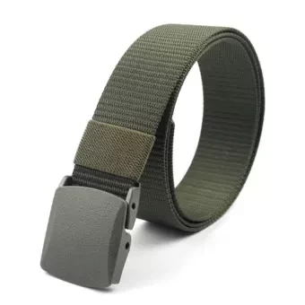 Canvas Hot Tactical Casual Belts Men's Fashion Wild Korean Thicken Long Cloth Belts Male Knitted Waistband Ceintures Polyester