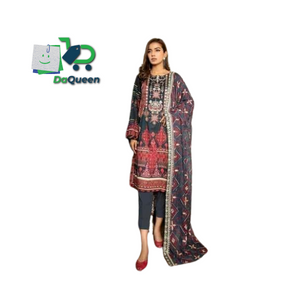 Eye Graze - Digital Printed & Embroidered Lawn 3 piece