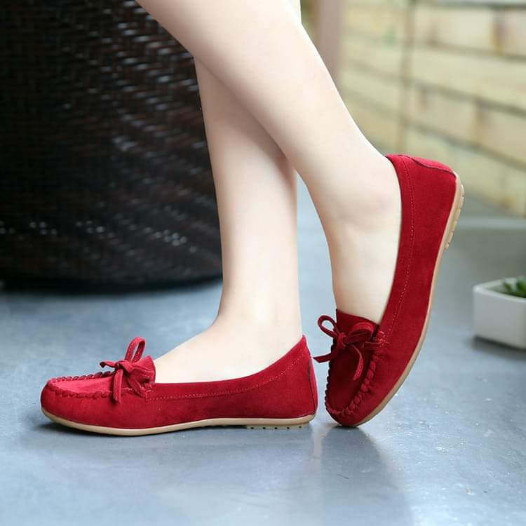 On Bow-Knot Women Flats Shoes Breathable Fashion Classic Topsider