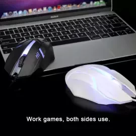 2020 New Competitive Gaming/Wired Mouse OP-20 Weighted Cable Notebook Office 1200dpi Optical Mouse USB Interface Light Mice