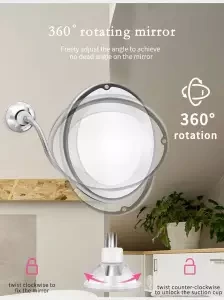 MY FLEXIBLE MIRROR Magnification Make Up Round