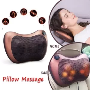 Multifunction Home Car Electric Body Massager Pillow Infrared Acupressure Shiatsu Neck Pain Relief Massage Machine Tool