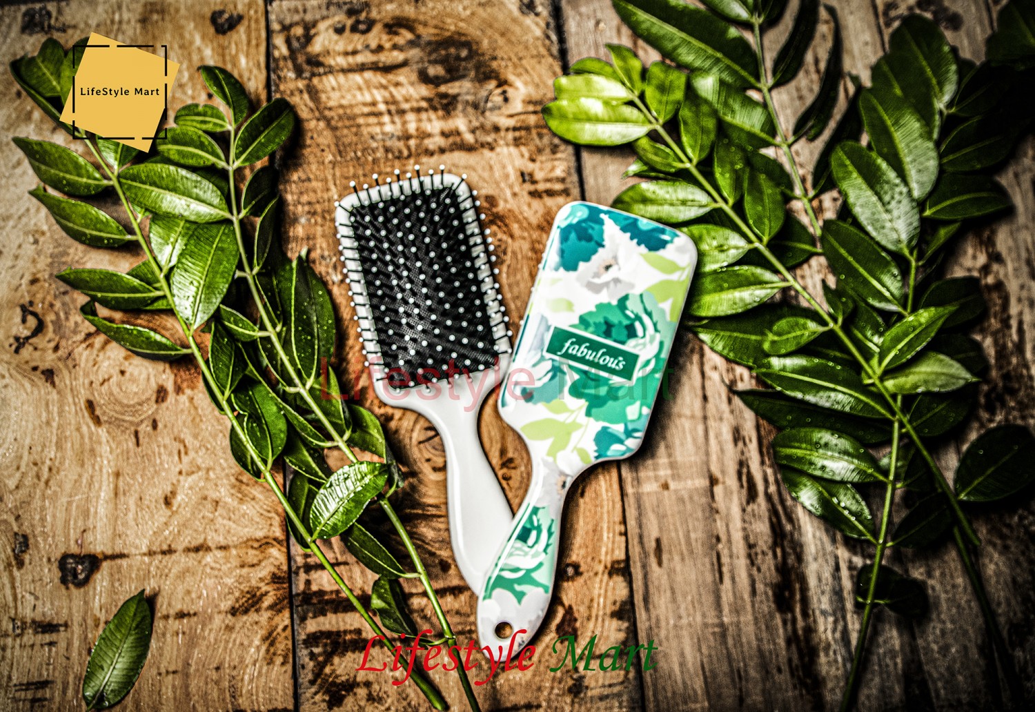 Hair Brush For Men And Women printed Paddle Brush