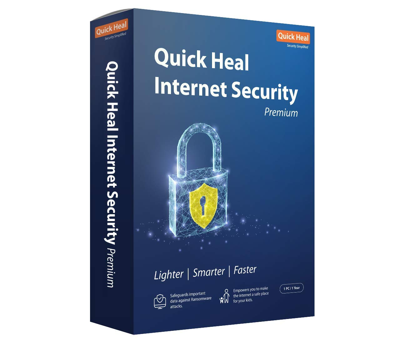 Quick Heal Internet Security Latest Version-2020, Internet Security, (1 User - 1 Year)