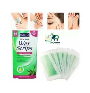 ALOE VERA WAX STRIPS HAIR REMOVER 36 PCS
