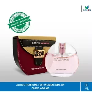 ACTIVE WOMEN PERFUME 80ML BY CHRIS ADAMS