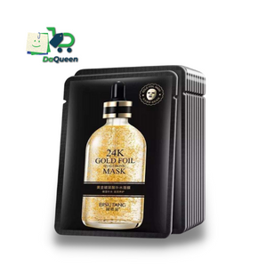 24k Gold Hyaluronic Acid Facial Mask Moisturizing Sets Hydration Skin Care Oil-Control Anti-Aging Depth Replenishment Face Masks