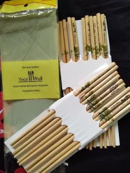 5Pair 10Pcs Bamboo Chopsticks