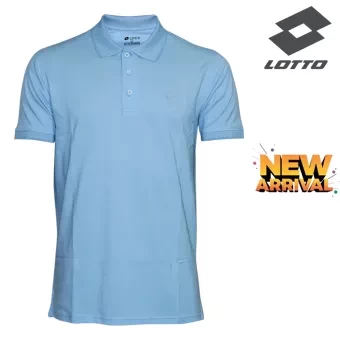 Lotto Cotton Polo-Shirt For Men Blue