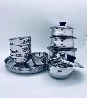 Stainless Steel Non-Magnetic 26 Pcs Dinner Set