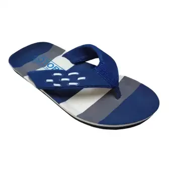 Navy Blue Stripe EVA Flip Flop for Men