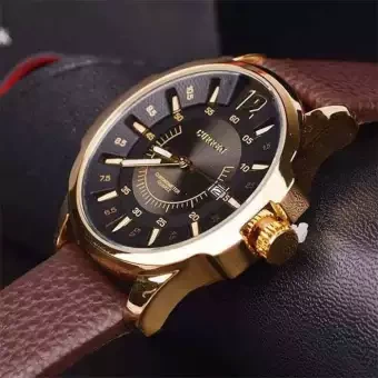 Current PU Leather Analog Watch for Men