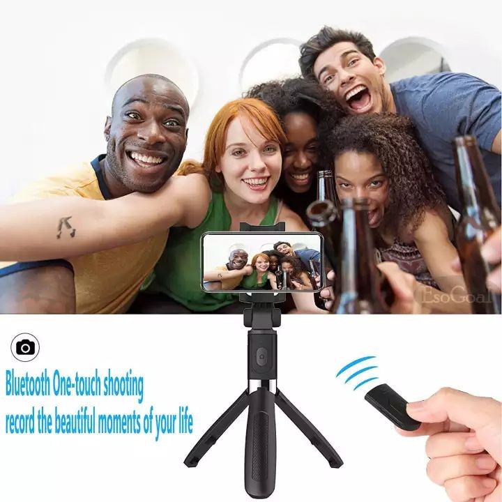 Stand XT-02 Selfie Stick & Bluetooth Mobile Tripod
