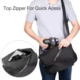 K&F Concept Compact Messenger Shoulder Bag for DSLR Camera