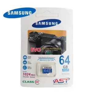 Water-Resistant 64 Gb Micro Sd Card - Black