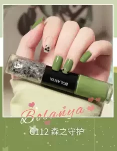 Unique BOLANYA Double-Headed Two-Color blood Berry Neon Nail Gel Polish Long-lasting Non-Peelable