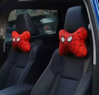 Spiderman 2 Piece Car Neck Rest Cushion Head Pillow