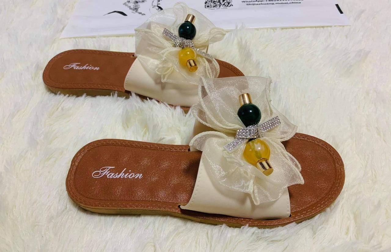 Summer Women Slides Metal Women Shoes Chains Flip Flops Flats Beach Shoes