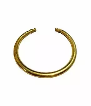 Cuff Kada High Quality Brass Scratched Rounded Bracelet