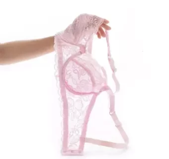 Women wear Flower net bra comfortable net bra stylish net bra