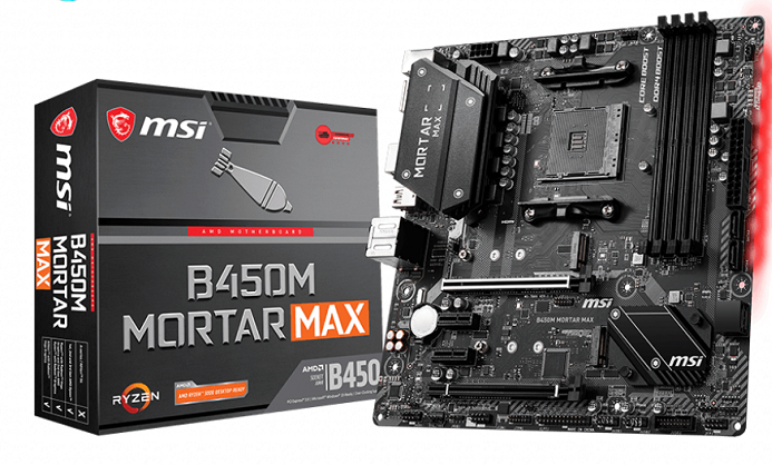 MSI B450M Mortar Max DDR4 AMD AM4 Socket Mainboard