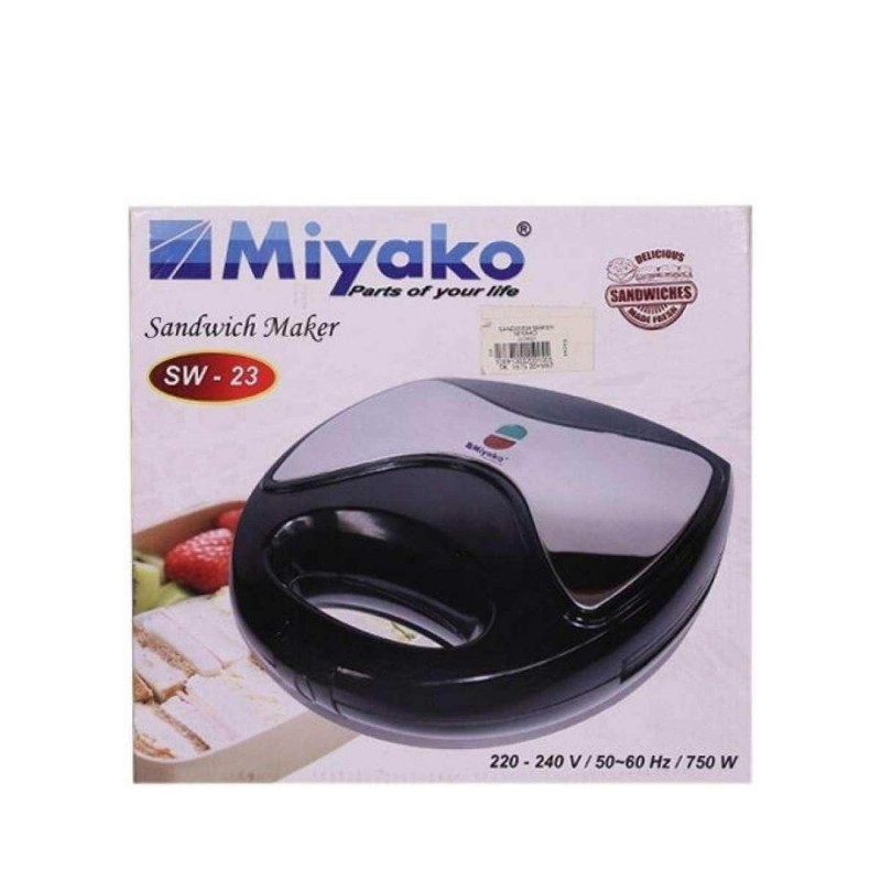 Sw-23 Black Sandwich Maker - Black