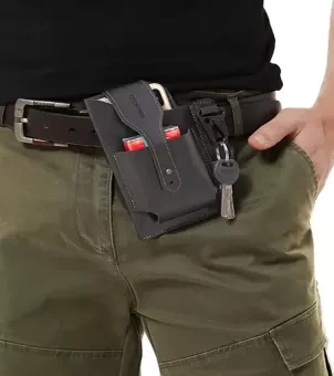 Mobile phone bag mens construction site work mens waist packaging mobile phone bag