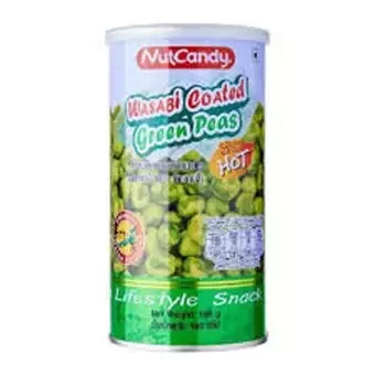 Nut Candy Wasabi Coated Green Peas (Hot Spicy) -180 GM
