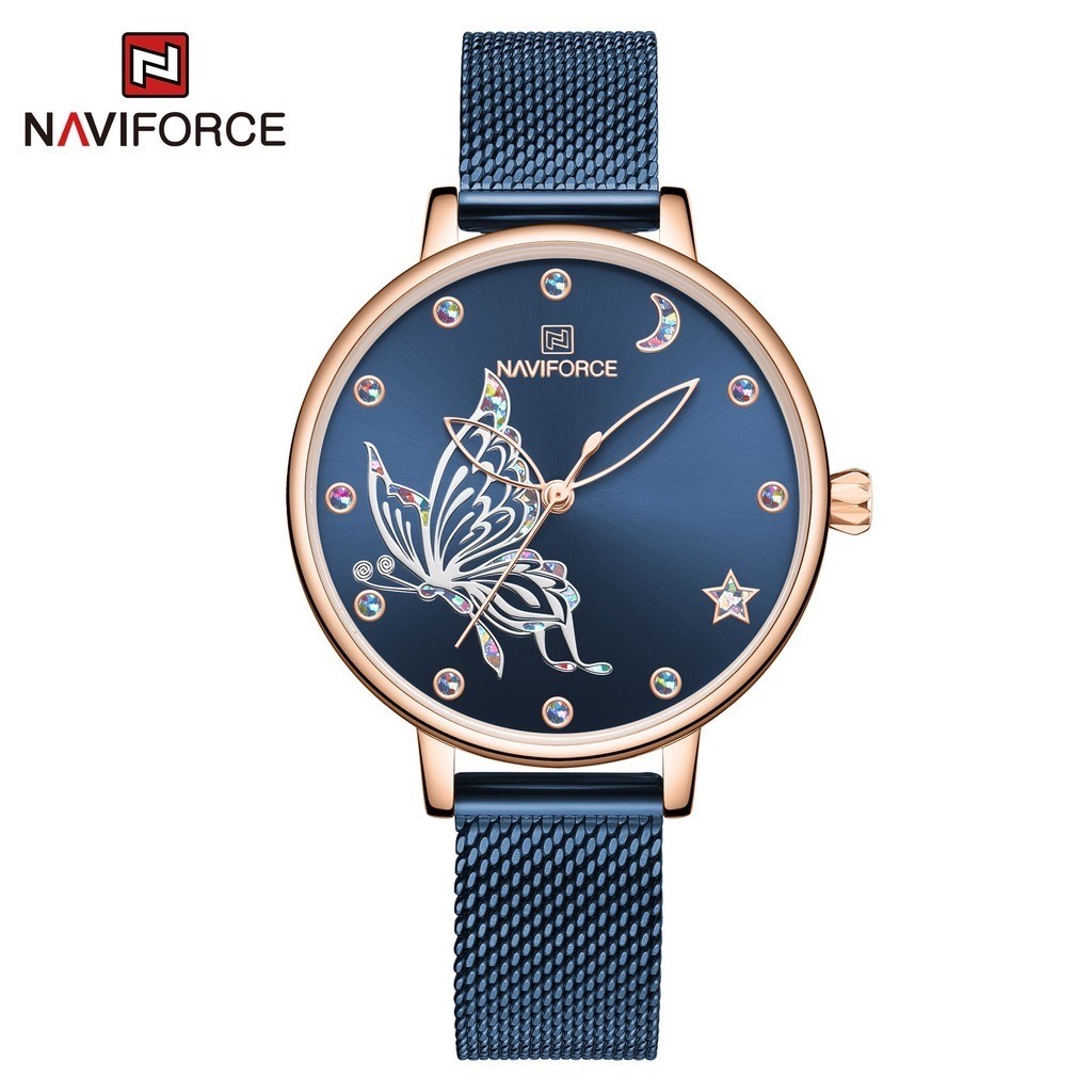 NAVIFORCE Brand Women Quartz Watches Fashion Simple Design Ladies Watch Female Waterproof Date Wristwatch Gift for Lady
