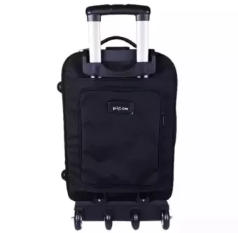 Trolly luggage set 20 inchi moveable double stand trolly bag for travel with 2 inchi folding system and POLYSTAR fabrics CHEMBER trolly