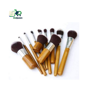 Bamboo Handle Brush Set - 11 Pcs