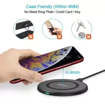 CHOETECH T526-S 7.5W For iPhone X 8/8 Plus Fast Wireless Charger 10W Fast Wireless Charging For Samsung Galaxy S9/S9 Plus/S8/Note 8