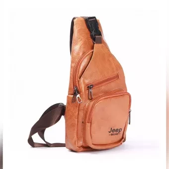 Croossbody jeep massenger bag with shoulder belt and pu leather bag