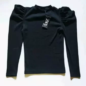 Single High Neck Zara Top by Fashionista