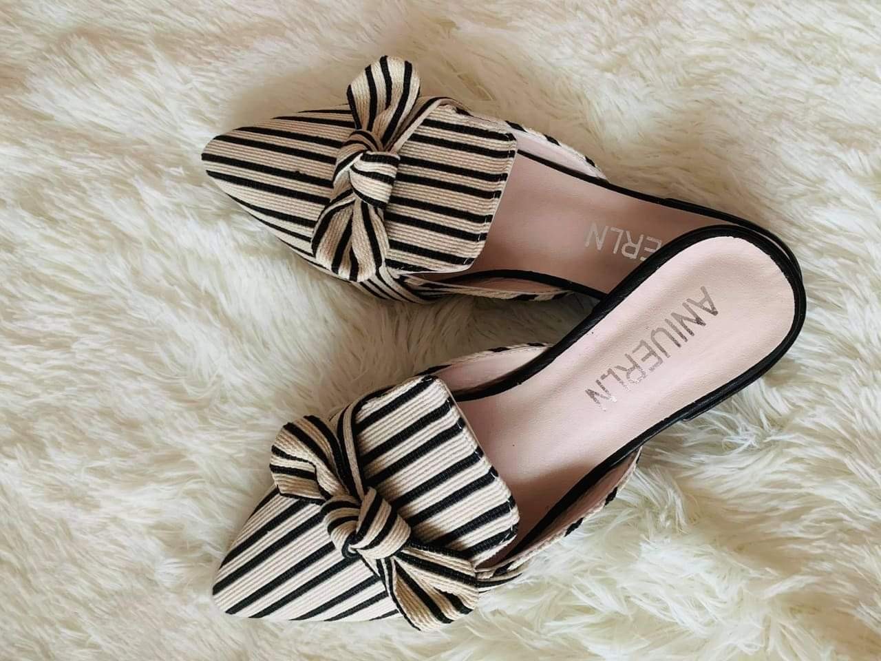 Luxury Slides Women High Heels Mules Fetish Pumps Individual Weave Leisure Blue Office Ladies P Slippers