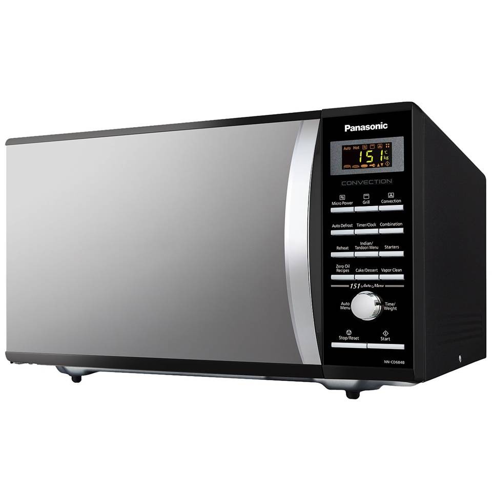 প্যানাসনিক 27l কনভেকশন এবং গ্রিল মাইক্রোওয়েভ ওভেন NN-CD684B